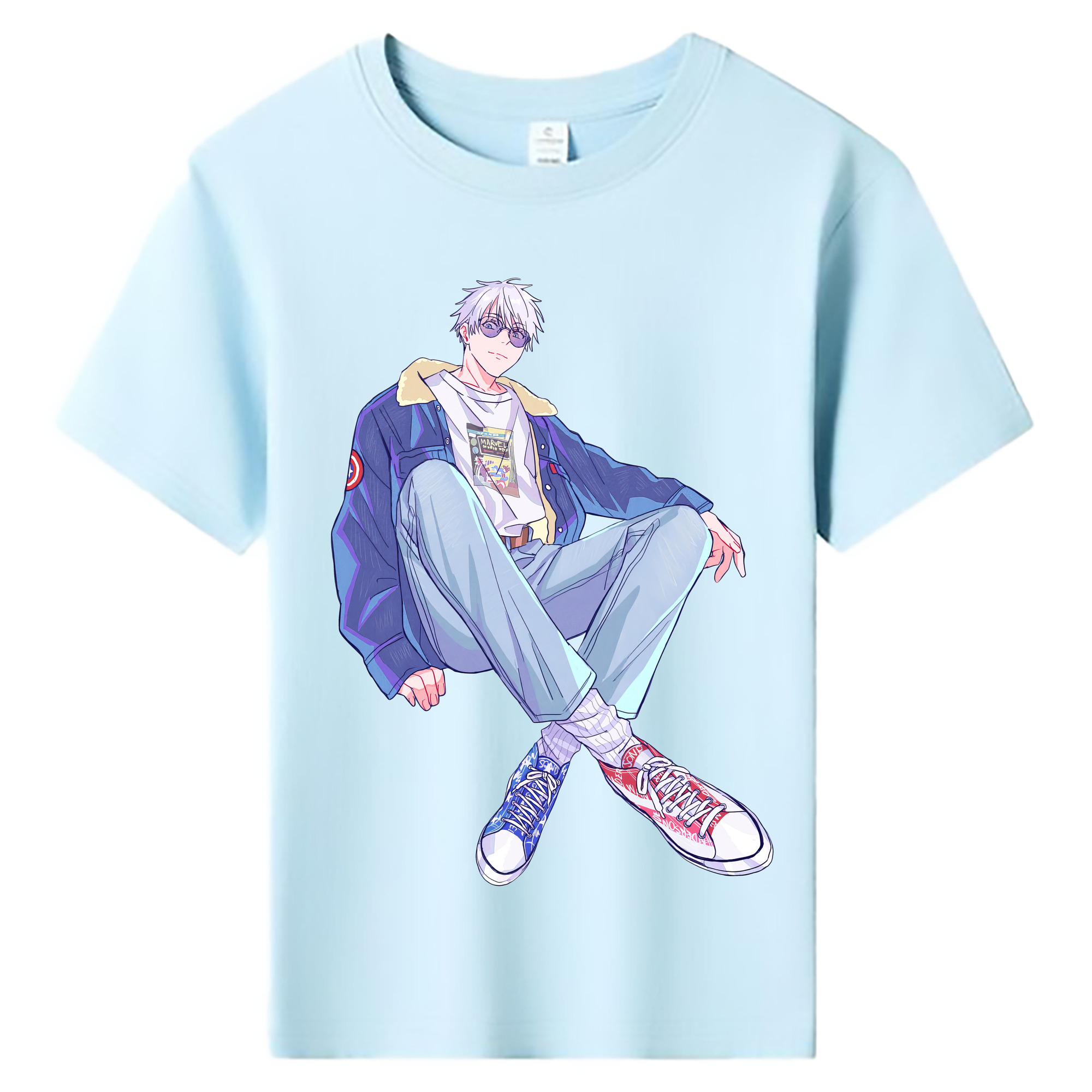 （画像用） 呪術廻戦 Jujutsu Kaisen 綿100％キッズTシャツ（フロントプリント）